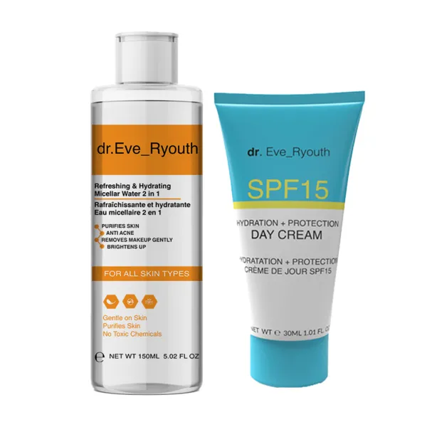 Refreshing and Hydrating Micellar Water in 150ML+ Vitamin E and Peppermint Lip Plumps 8ml - Black