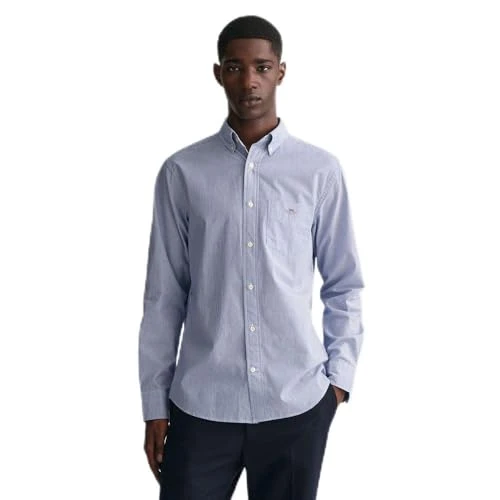 Reg Banker Long Sleeve Shirt XS Blue