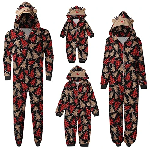 Reindeer Christmas Pyjamas Father Daughter Matching Pajamas Christmas Pj Tops for Family Cotton Xmas Pjs His and Hers Pajama Pants Pajama Family Set Christmas Buy Cheap