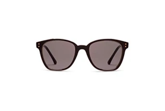 Renee Black Tortoise Unisex Oval Cellulose Propionate Sunglasses for Men and Women with UV Protection and Scratch-Resistant Lenses