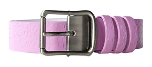 Reversible Leather Belt, Women, Women, Reversible Leather, Pink/White, M
