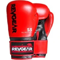 Revgear S5 All Rounder Boxing Gloves Red Black Red 10oz