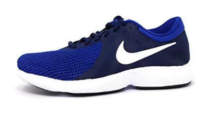 Revolution 4 Eu-aj3490, Men's Low-Top Sneakers, Multicolour (Midnight Navy/White/Deep Royal Blue 414), 8.5 UK (43 EU) Revolution 4 Eu-aj3490, Men's Low-Top Sneakers, Multicolour (Midnight Navy/White/Deep Royal Blue 414), 8.5 UK (43 EU)