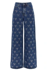 Rhinestone Bow jeans Blue Size