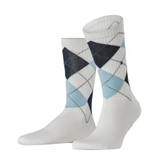 Rib Court Men Socks - White