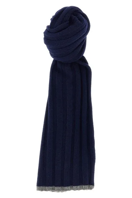 Ribbed cashmere scarf - Multicolor