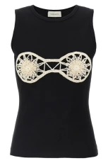 Ribbed top Black Size FR