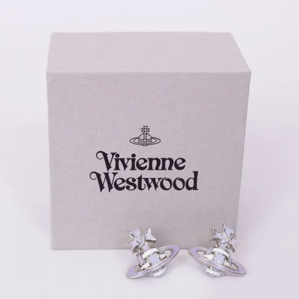 Ribbon Bas Relief Earrings