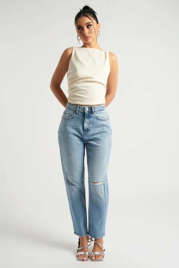 Ripped Mom Jeans