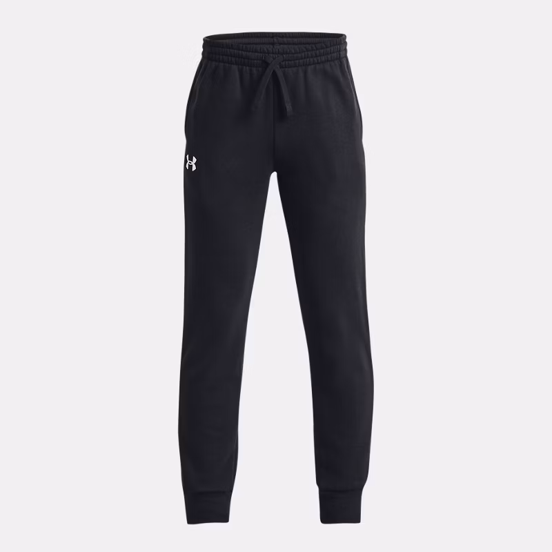 Rival Fleece Boys Joggers Black / White YXS ( in)