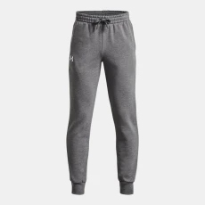 Rival Fleece Boys Joggers Castlerock Light Heather / White YMD ( 59 in) - Gray