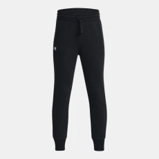 Rival Fleece Girls Joggers Black / White YLG (59 in)