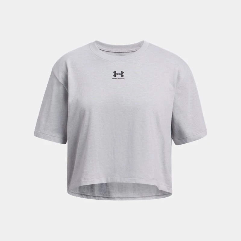 Rival Girls Short Sleeve Mod Gray Light Heather / Black YXL ( 67 in)