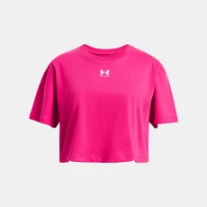Rival Girls Short Sleeve Shaded Fuchsia / White YSM ( 54 in) - Pink