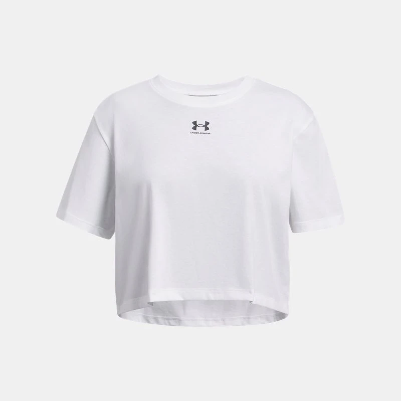 Rival Girls Short Sleeve White / Black YXL ( 67 in)