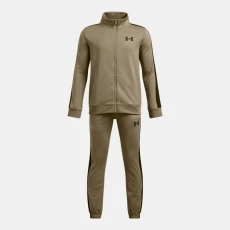 Rival Knit Boys Tracksuit Bayou / Black / Black YLG (59 in) - Brown