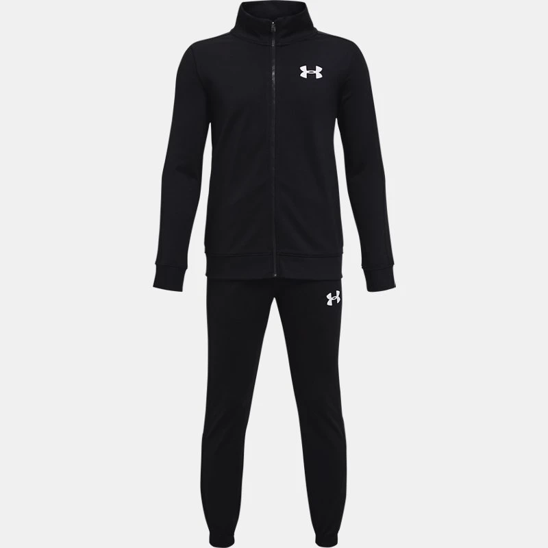 Rival Knit Boys Tracksuit Black / White YLG (59 in)