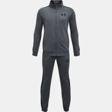 Rival Knit Boys Tracksuit Pitch Gray / Black / Black YXS ( in)