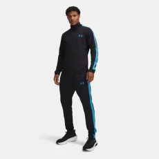 Rival Knit Mens Tracksuit Black / Ether Blue / Ether Blue