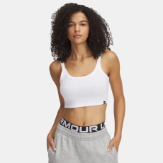 Rival Rib Womens Baby Tank White / White