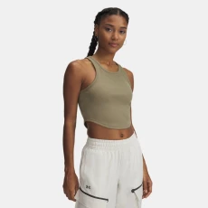 Rival Rib Womens Tank Bayou / White Brown Rival Rib Womens Tank Bayou / White Brown