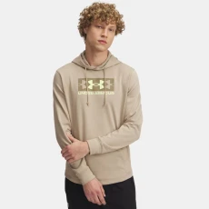 Rival Terry Logo Mens Hoodie City Khaki / Bayou / Sonic Yellow Brown Rival Terry Logo Mens Hoodie City Khaki / Bayou / Sonic Yellow Brown