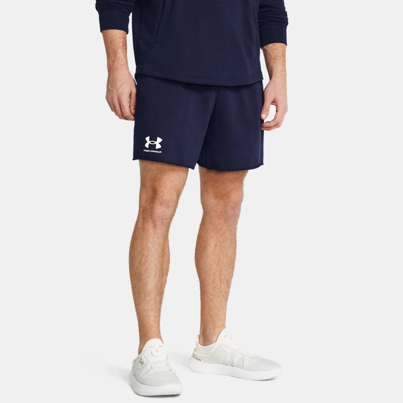 Rival Terry Mens " Shorts Midnight Navy / Onyx White Blue