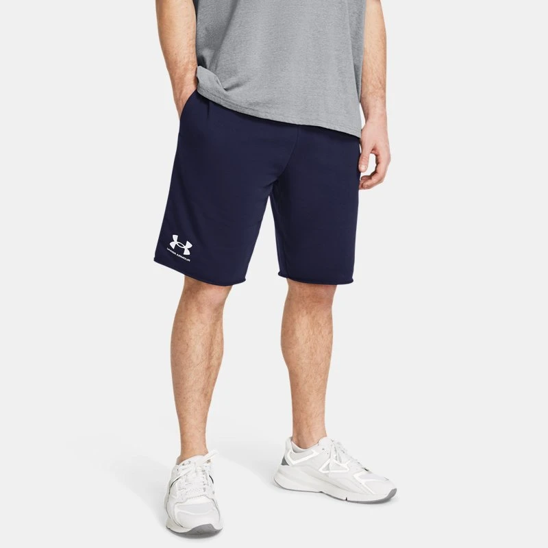 Rival Terry Mens Shorts Midnight Navy / Onyx White Blue
