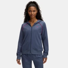 Rival Tricot Womens Tracksuit Downpour Gray / Shaded Fuchsia / Shaded Fuchsia
