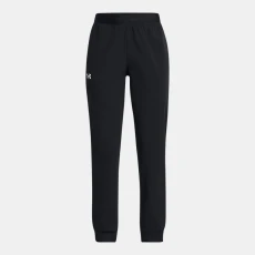 Rival Woven Girls Joggers Black / White YXL ( 67 in)