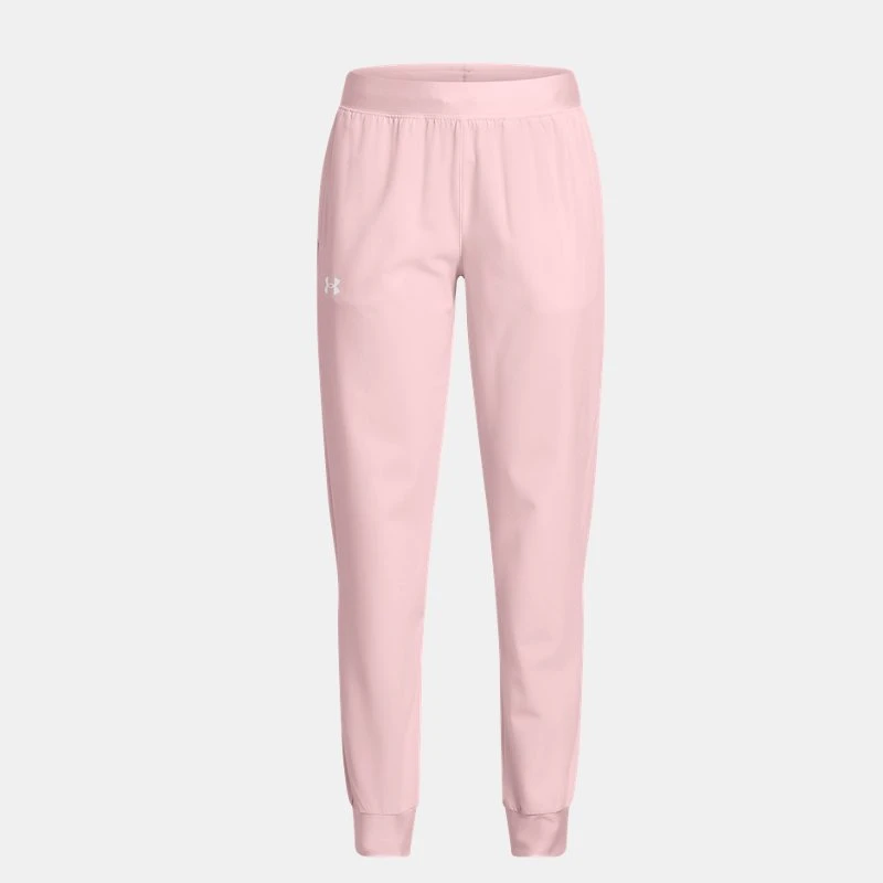 Rival Woven Girls Joggers Prime Pink / White YXL ( 67 in)