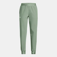 Rival Woven Girls Joggers Silica Green / White YMD ( 59 in)