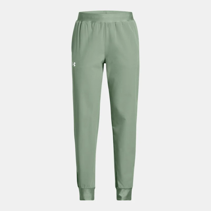 Rival Woven Girls Joggers Silica Green / White YMD ( 59 in)