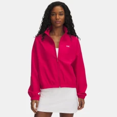 Rival Woven Womens Jacket Shaded Fuchsia / White Pink Rival Woven Womens Jacket Shaded Fuchsia / White Pink