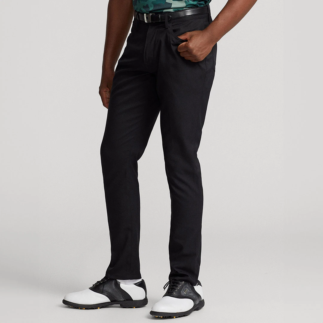 RLX Black Tailored Fit Trousers