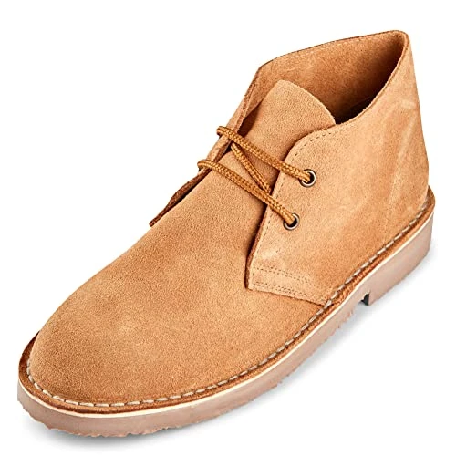 Roamer Mens Suede Desert Boots By In Sand Brown Size UK 10