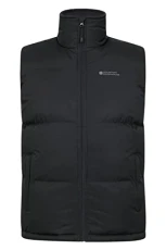 Rock Mens Padded Gilet – Warm, Cosy & Waterproof Body Warmer with Fleece Lined Collar, Adjustable Hem - For Autumn, Hiking, Camping & Outdoors Black 2XL Rock Mens Padded Gilet – Warm, Cosy & Waterproof Body Warmer with Fleece Lined Collar, Adjustable Hem - For Autumn, Hiking, Camping & Outdoors Black 2XL