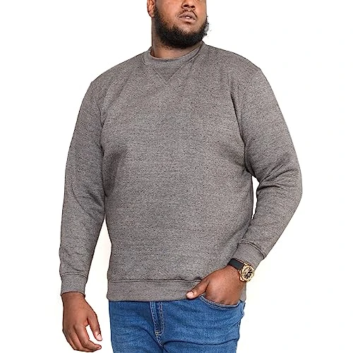 ROCKFORD CREW NECK POLY COTTON FLEECE SWEAT SHIRT (1616) SIZE 1XL TO 8XL, BLACK, GREY AND NAVY