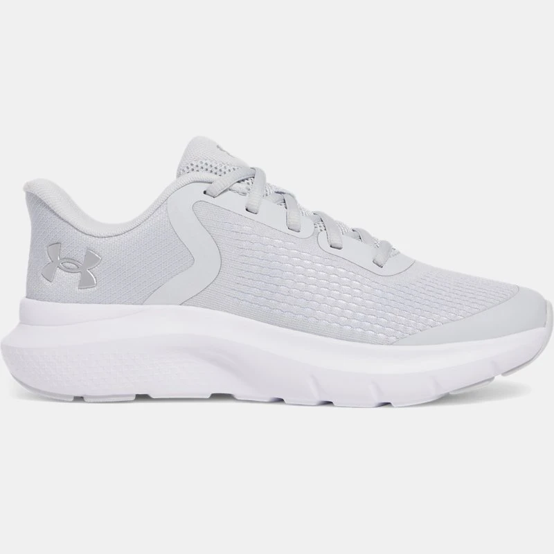 Rogue Girls Running Shoes Halo Gray / White / Metallic Silver 55
