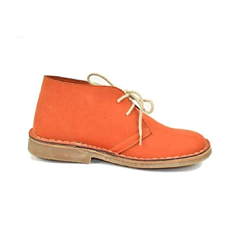 Rony Desert Boots Orange Vegan Ladies Classic Lace Up