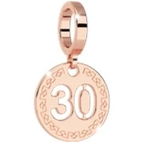 Rose Gold 30 Charm - Rose Gold