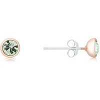 Rose Gold August Stud Earrings