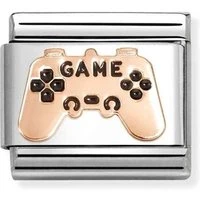 Rose-Gold Black Controller Charm