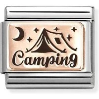 Rose-Gold Camping Charm