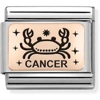 Rose Gold Cancer Charm