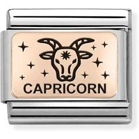 Rose Gold Capricorn Charm