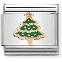 Rose Gold Christmas Tree Charm