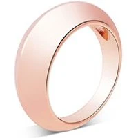 Rose Gold Chunky Pebble Ring Size 54