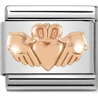 Rose Gold Claddagh Charm