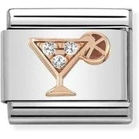 Rose Gold Cocktail Charm